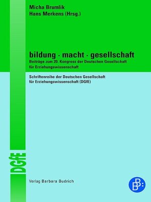 cover image of Bildung Macht Gesellschaft